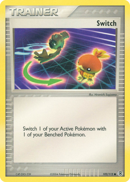 Switch 102/112 Common | FireRed & LeafGreen | Pokemon Card