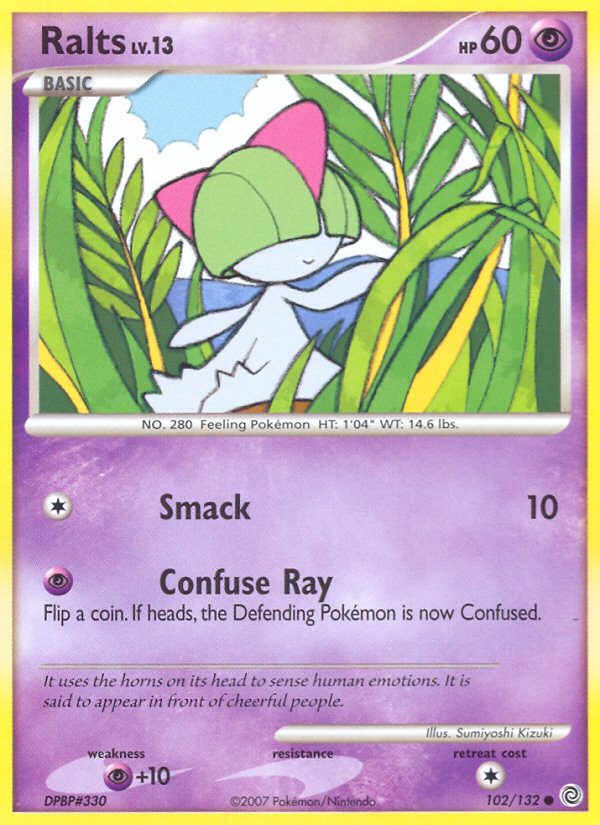 Ralts 102/132 Common | Secret Wonders | Pokemon Card