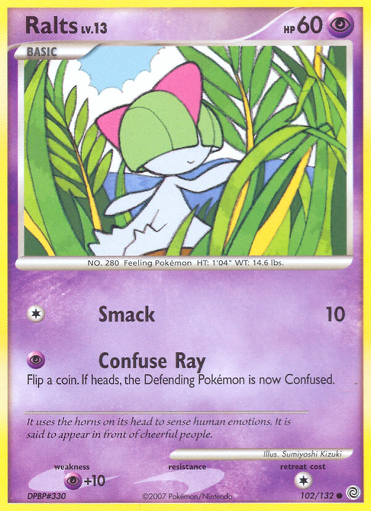 Ralts 102/132 Common | Secret Wonders | Pokemon Card