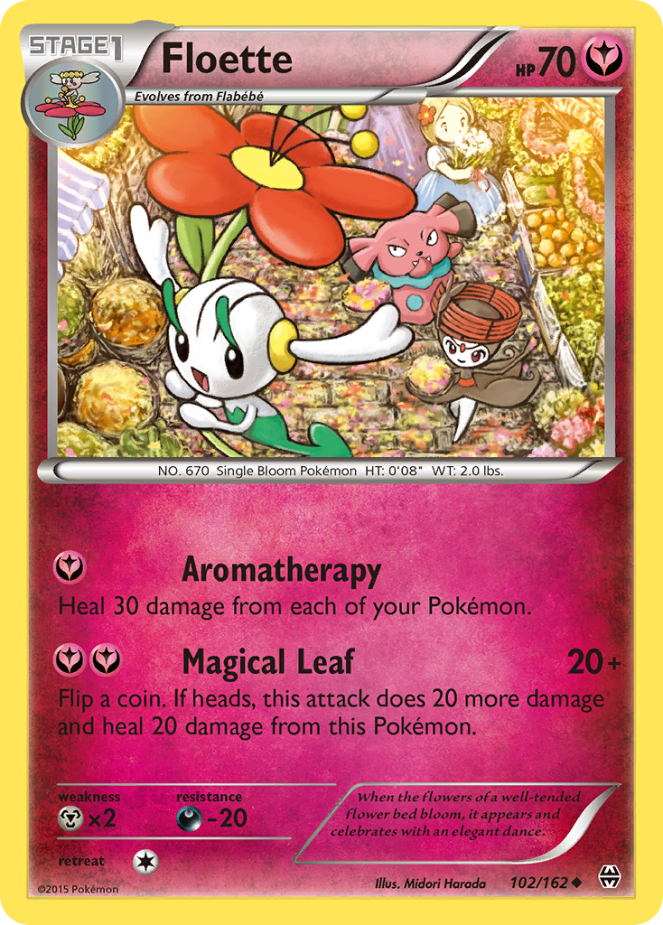 Floette 102/162 Uncommon | BREAKthrough | Pokemon Card