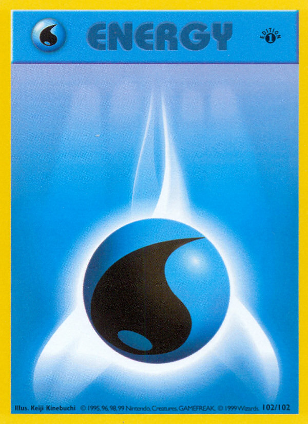 Water Energy 102/102 | Base | Pokemon Card