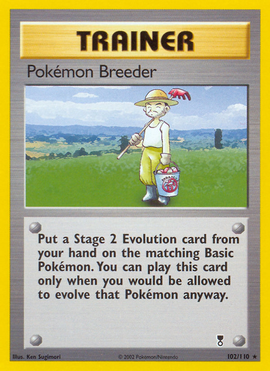 Pokémon Breeder 102/110 Rare | Legendary Collection | Pokemon Card