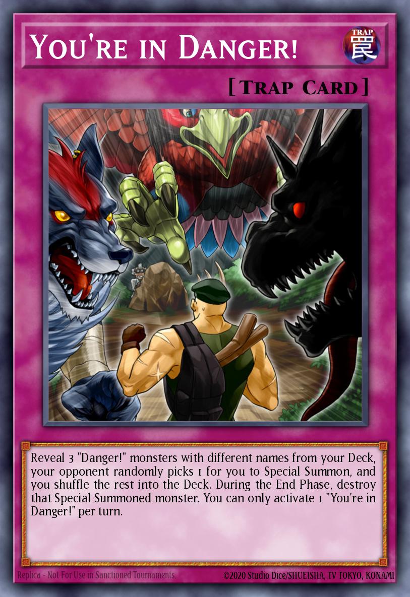 yugioh danger cards You're in Danger! - DANE-EN085 Rare