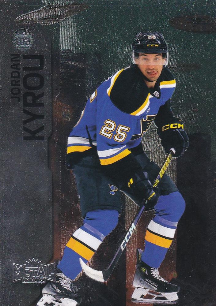 Jordan Kyrou #103 St. Louis Blues | 2023-24 SkyBox Metal Universe | NHL Trading Card