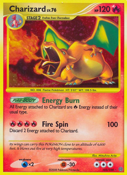 Charizard 103/100 Rare Secret | Stormfront | Pokemon Card