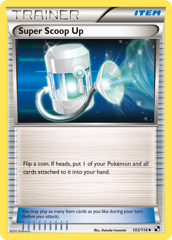 Super Scoop Up 103/114 Uncommon | Black & White | Pokemon Card