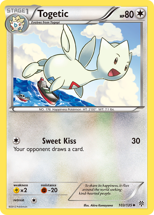Togetic 103/135 Uncommon | Plasma Storm | Pokemon Card