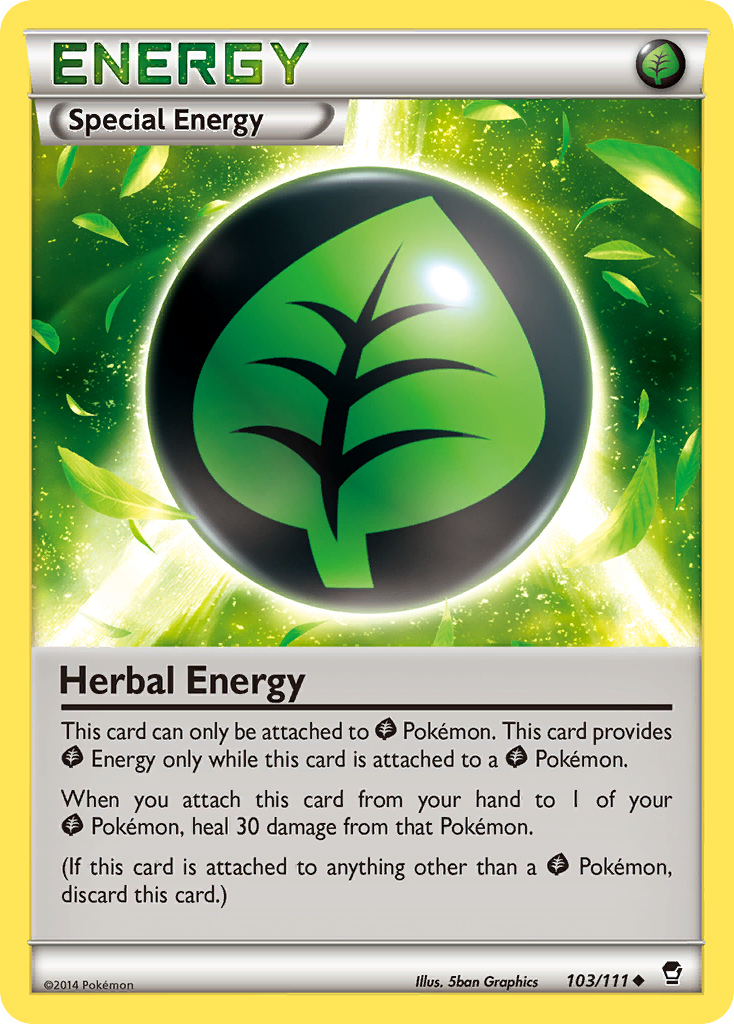 Herbal Energy 103/111 Uncommon | Furious Fists | Pokemon Card