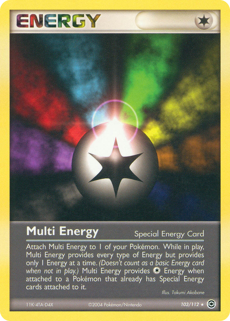 Multi Energy 103/112 Rare | FireRed & LeafGreen | Pokemon Card