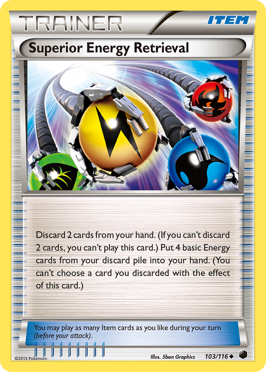 Superior Energy Retrieval 103/116 Uncommon | Plasma Freeze | Pokemon Card