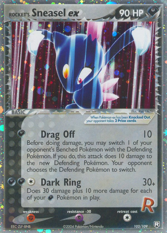 Rocket's Sneasel ex 103/109 Rare Holo EX | Team Rocket Returns | Pokemon Card