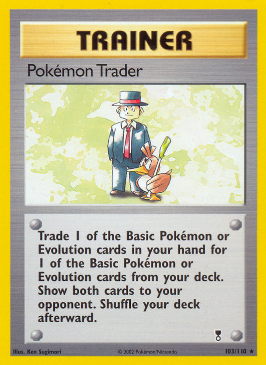Pokémon Trader 103/110 Rare | Legendary Collection | Pokemon Card