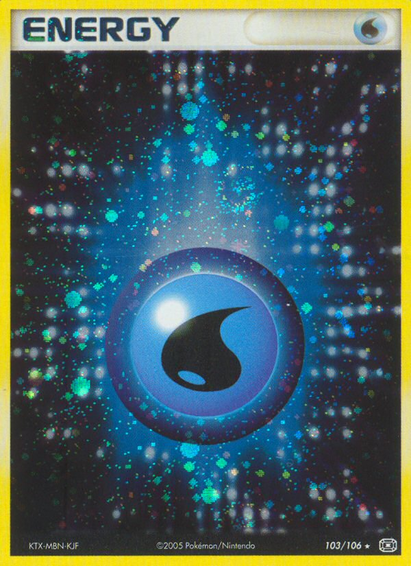 Water Energy 103/106 Rare Holo | Emerald | Pokemon Card
