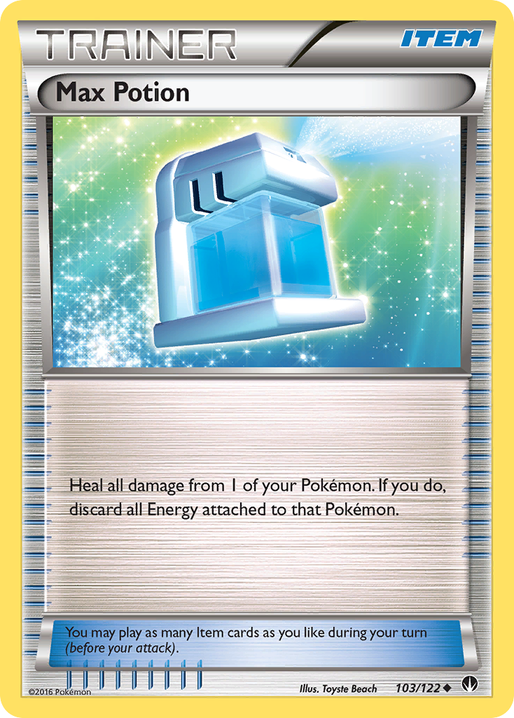 Max Potion 103/122 Uncommon | BREAKpoint | Pokemon Card