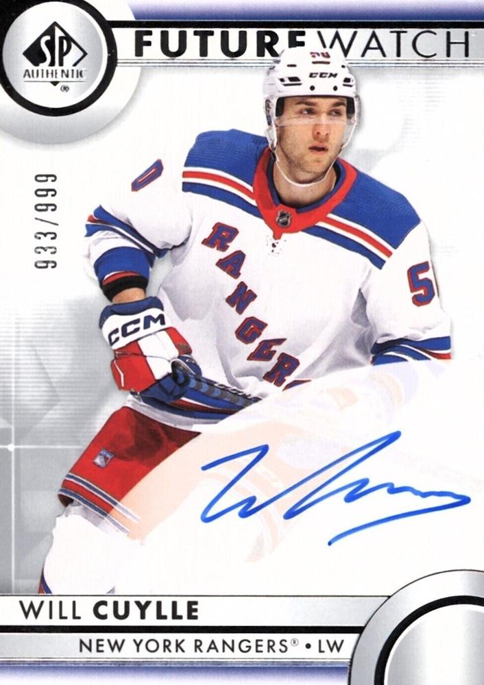 Will Cuylle #104 New York Rangers | 2023-24 SP Authentic | NHL Trading Card