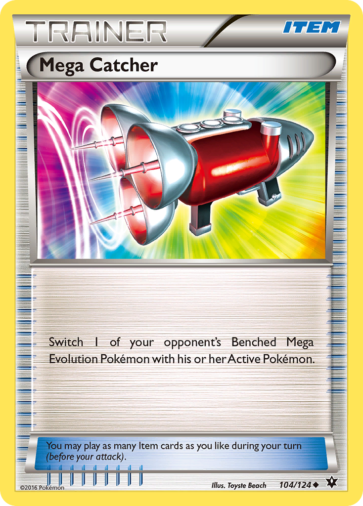 Mega Catcher 104/124 Uncommon | Fates Collide