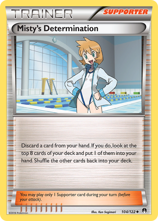 Misty's Determination 104/122 Uncommon | BREAKpoint | Pokemon Card
