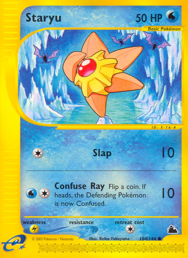 Staryu 104/144 Common | Skyridge | Pokemon Card