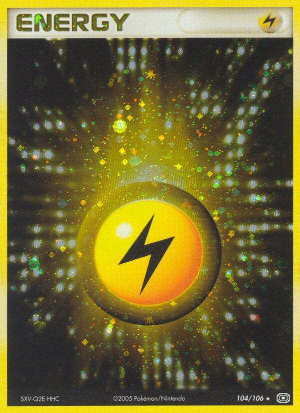 Lightning Energy 104/106 Rare Holo | Emerald | Pokemon Card