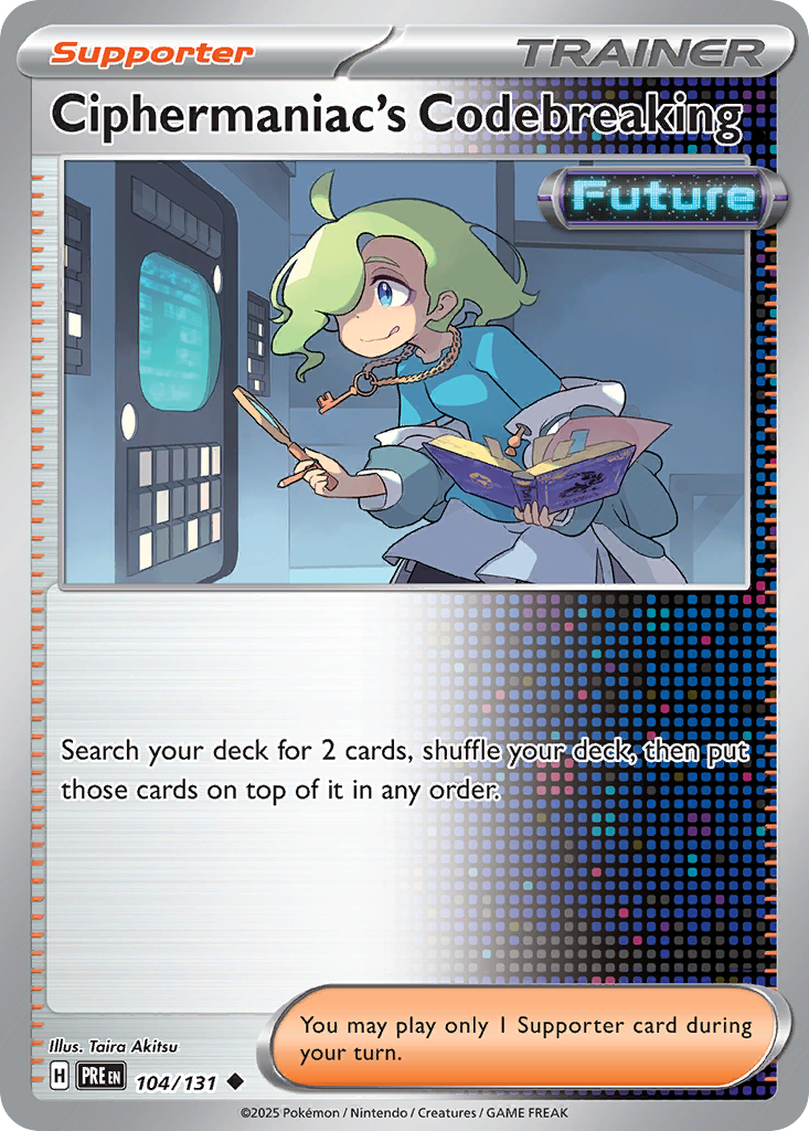 Ciphermaniac's Codebreaking 104/131 Uncommon | Prismatic Evolutions | Pokemon Card