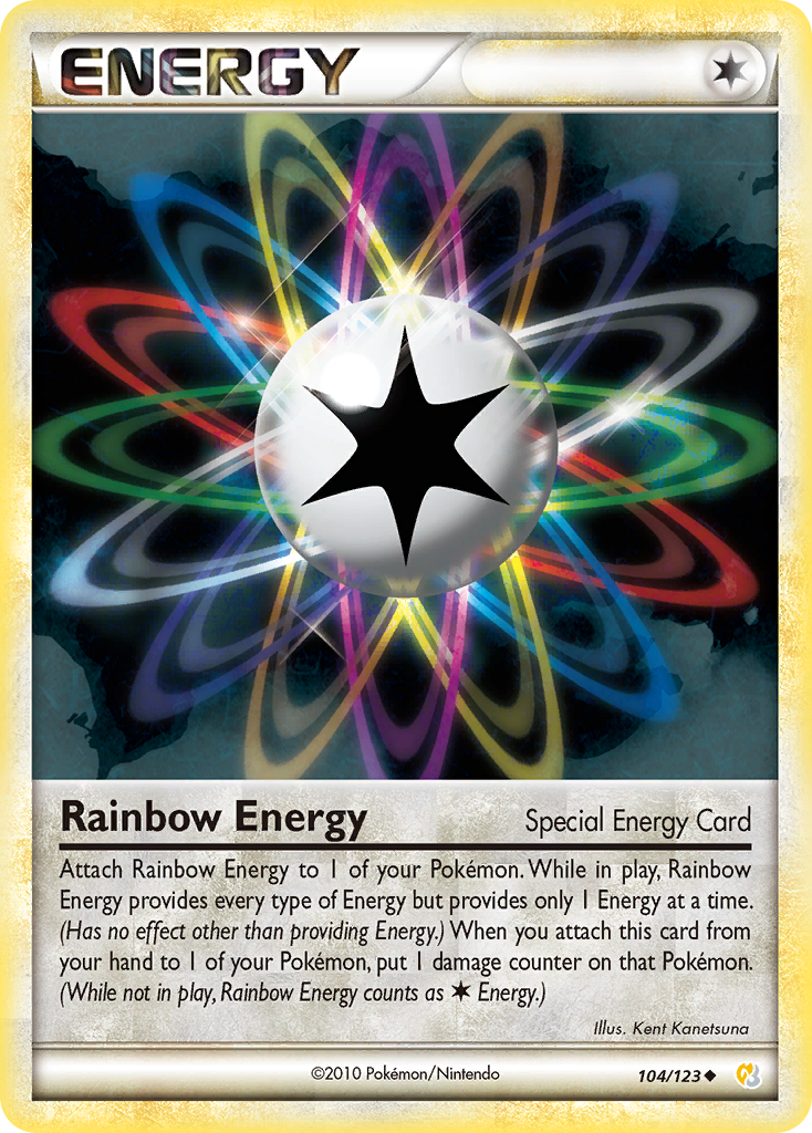 Rainbow Energy 104/123 Uncommon | HeartGold & SoulSilver | Pokemon Card