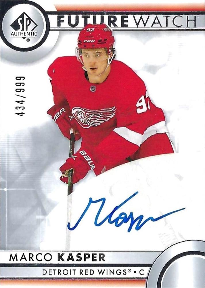 Marco Kasper #105 Detroit Red Wings | 2023-24 SP Authentic | NHL Trading Card
