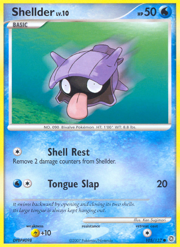 Shellder 105/132 Common | Secret Wonders | Pokemon Card