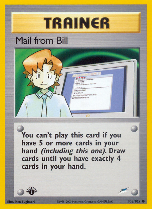 Mail from Bill 105/105 Common | Neo Destiny | Pokemon Card