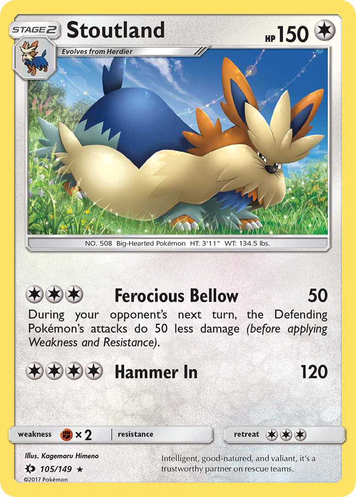Buy Stoutland Rare | Sun & Moon