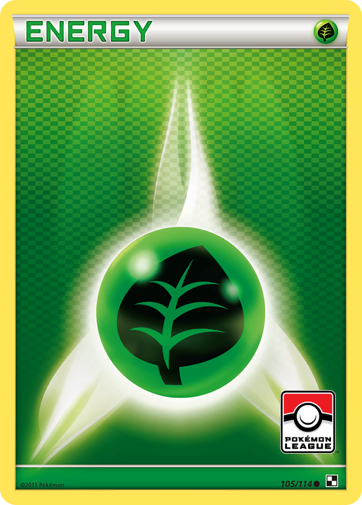 Grass Energy 105/114 Common | Black & White | Pokemon Card