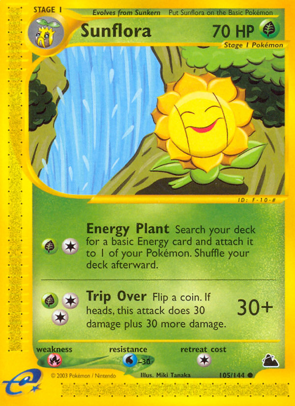 Sunflora 105/144 Common | Skyridge | Pokemon Card