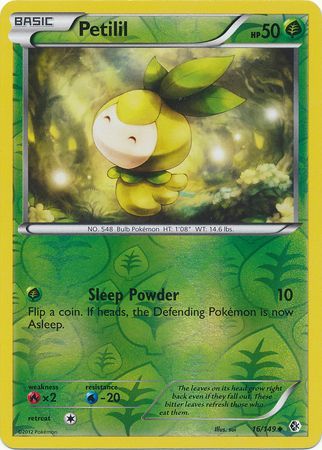 Petilil 16/149 Reverse Holo | Boundaries Crossed | Pokemon Card