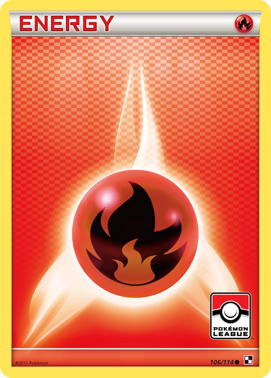 Fire Energy 106/114 Common | Black & White | Pokemon Card