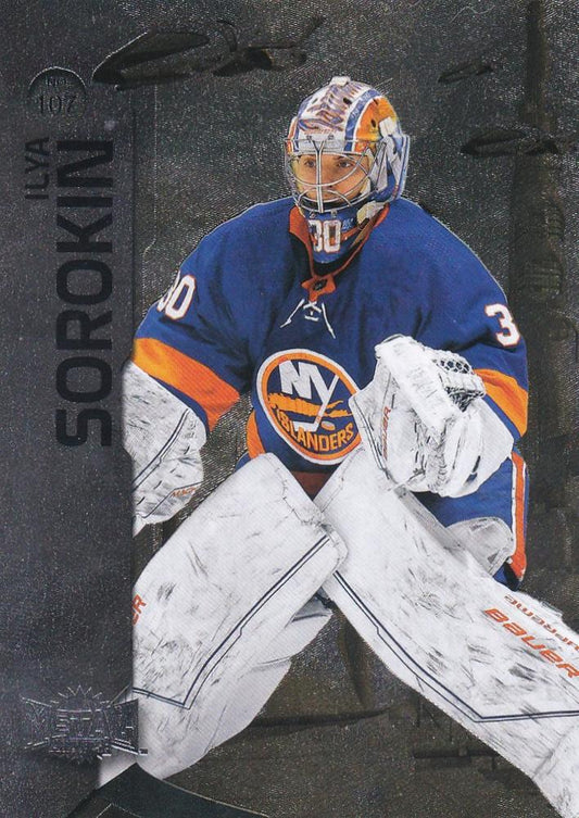 Ilya Sorokin #107 New York Islanders | 2023-24 SkyBox Metal Universe | NHL Trading Card
