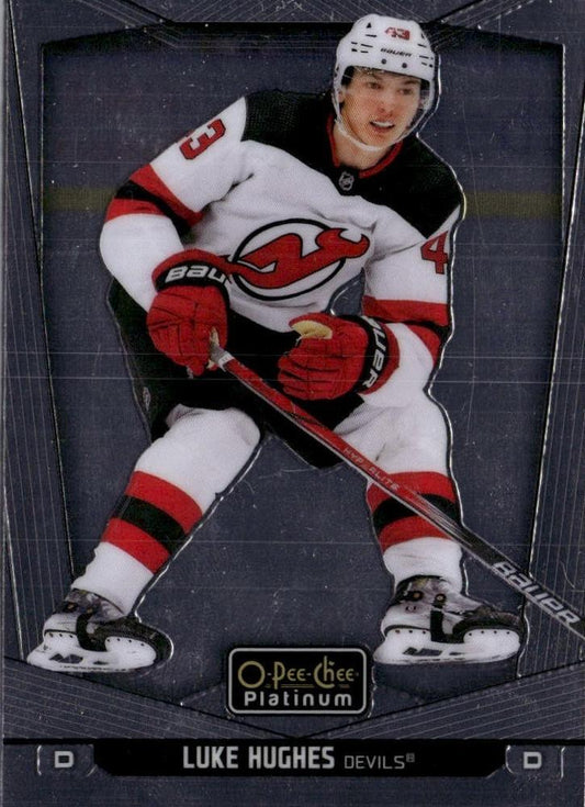 Luke Hughes #107 New Jersey Devils | 2024-25 O-Pee-Chee Platinum | NHL Trading Card