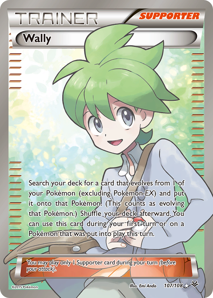 Wally 107/108 Rare Ultra | Roaring Skies | Pokemon Card