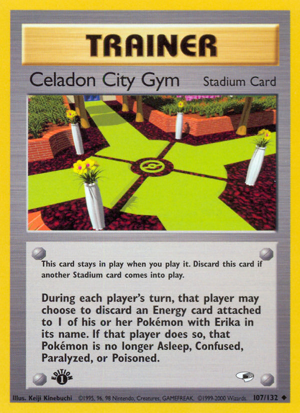 Celadon City Gym 107/132 Uncommon | Gym Heroes | Pokemon Card