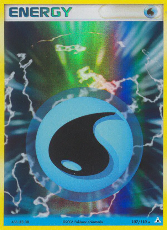 Water Energy 107/110 Rare Holo | Holon Phantoms | Pokemon Card
