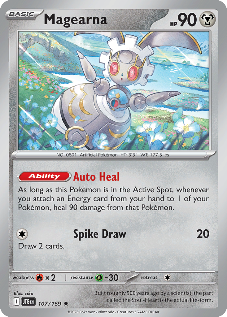 Magearna 107/159 Rare | Journey Together | Pokemon Card