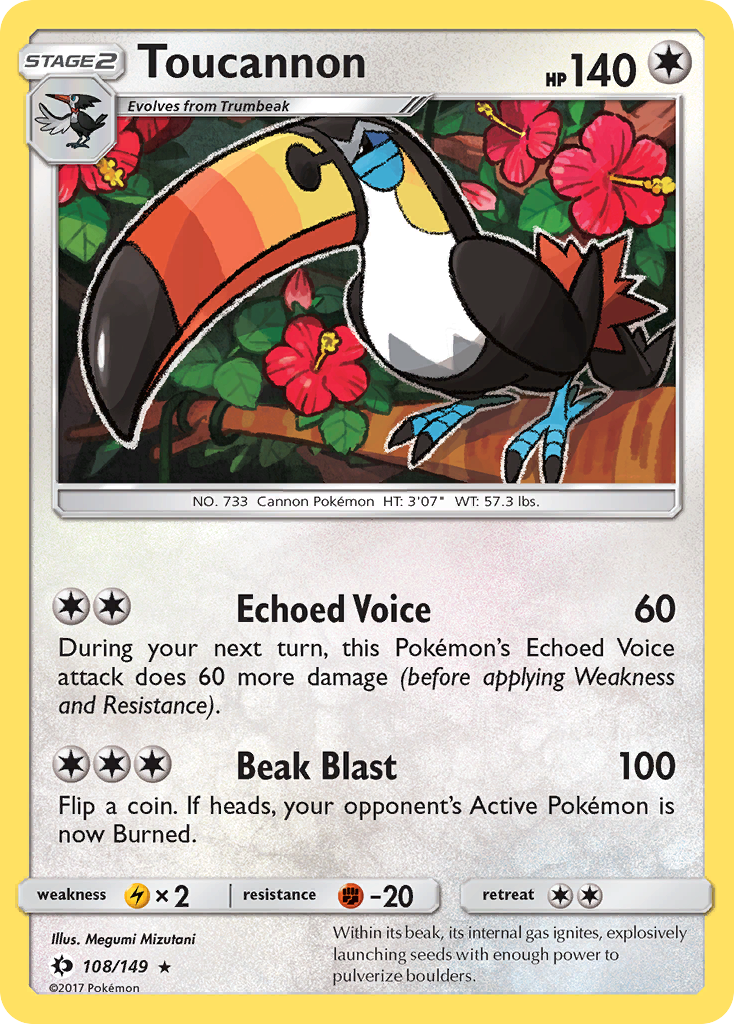 Buy Toucannon Rare | Sun & Moon