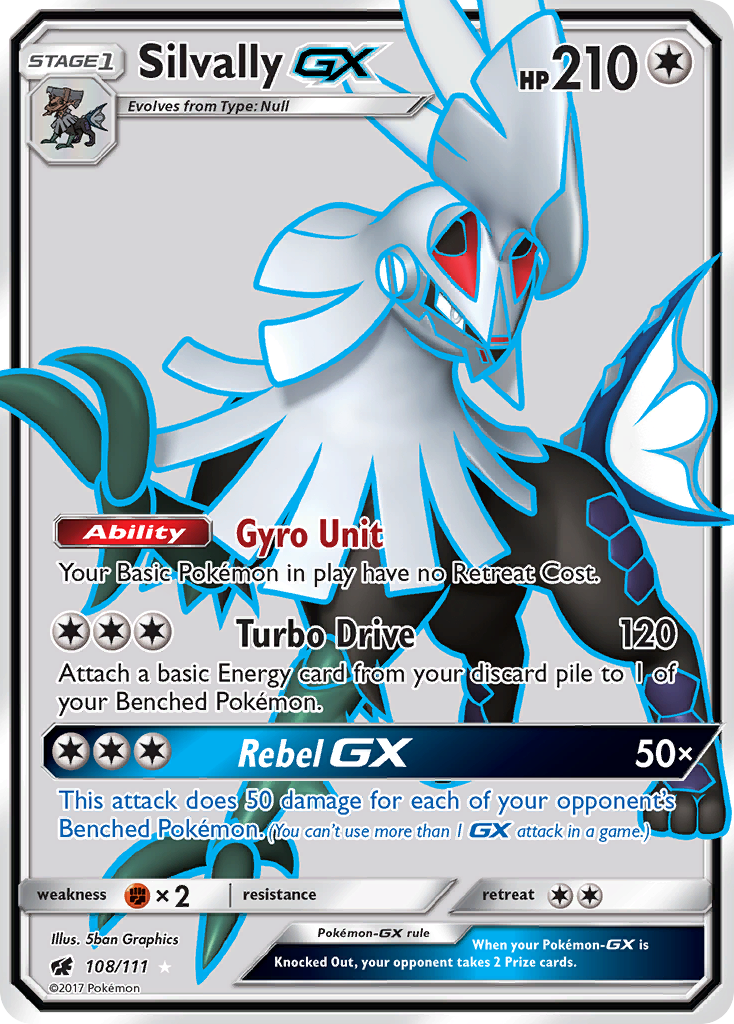 Silvally-GX 108/111 Rare Ultra | Crimson Invasion | Pokemon Card