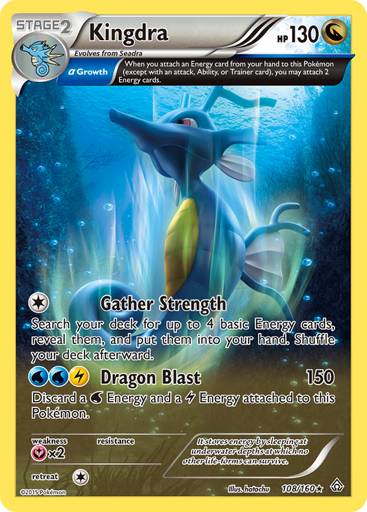 Kingdra 108/160 Rare Holo | Primal Clash | Pokemon Card