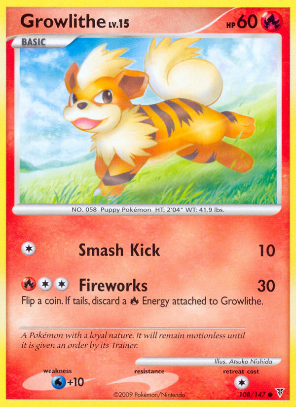 Growlithe 108/147 Common | Supreme Victors | Pokemon Card