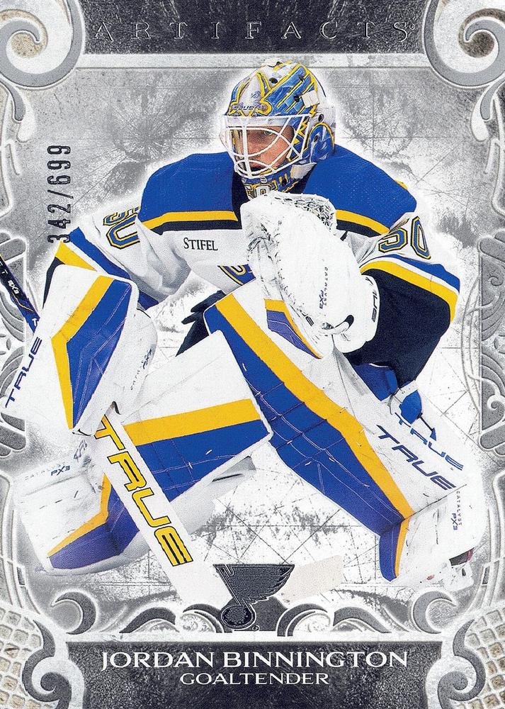 Jordan Binnington #109 St. Louis Blues | 2024-25 Upper Deck Artifacts | NHL Trading Card