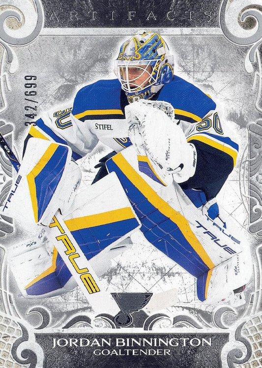 Jordan Binnington #109 St. Louis Blues | 2024-25 Upper Deck Artifacts | NHL Trading Card