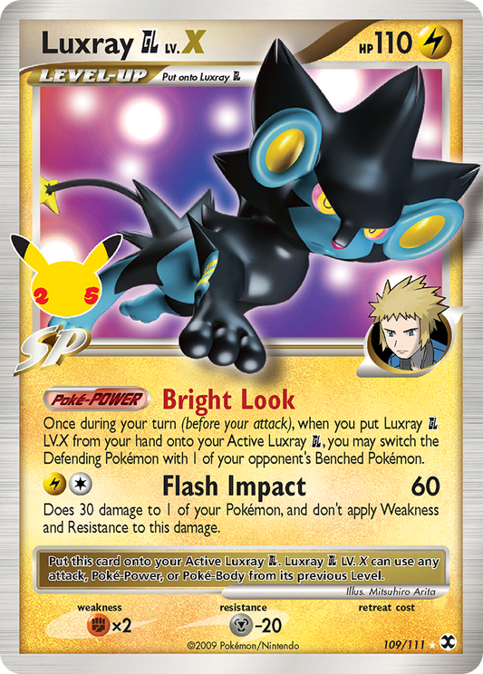 Luxray GL LV.X 109/25 Classic Collection | Celebrations: Classic Collection | Pokemon Card