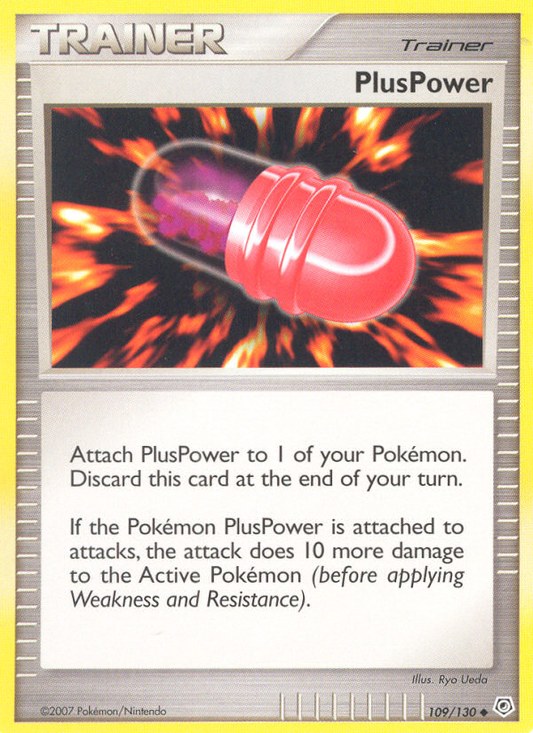 PlusPower 109/130 Uncommon | Diamond & Pearl | Pokemon Card