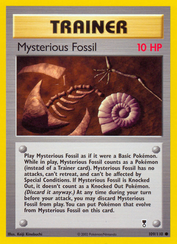 Mysterious Fossil 109/110 Common | Legendary Collection | Pokemon Card