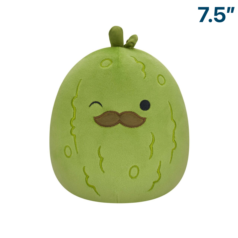 Charles the Pickle with Moustache ~ 7.5" Squishmallow Plush