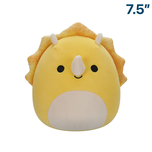 Lancaster the Yellow Triceratops ~ 7.5" Squishmallow Plush